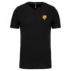 T-shirt col V noir
