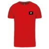 T-shirt col rond rouge