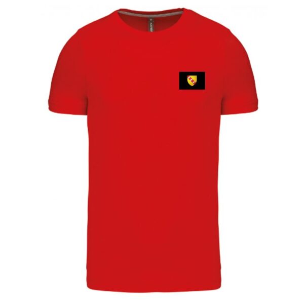 T-shirt col rond rouge