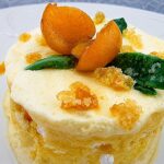 entremets glacé Bergamote mirabelles