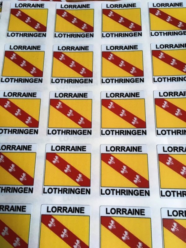 Autocollant Lorraine plaque minéralogique – Image 2