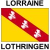Autocollant Lorraine plaque minéralogique