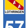 Autocollant Lorraine plaque minéralogique – Image 3