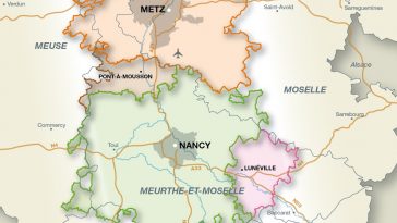 carte Sillon Lorrain