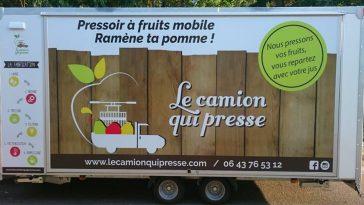 camion qui presse