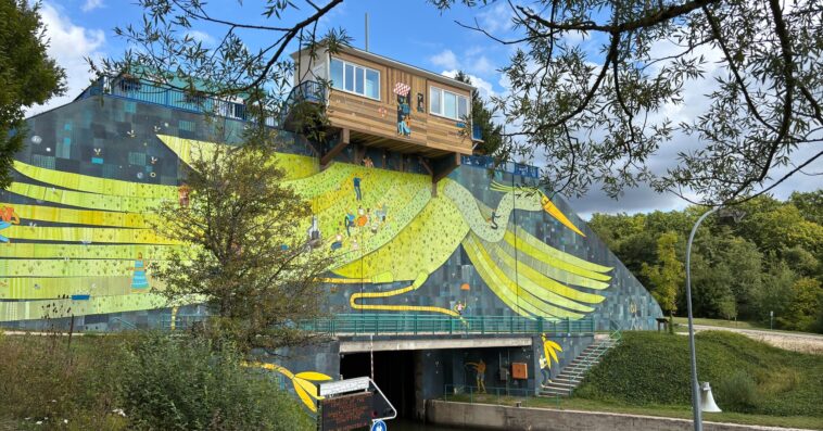 grande écluse Réchicourt fresque