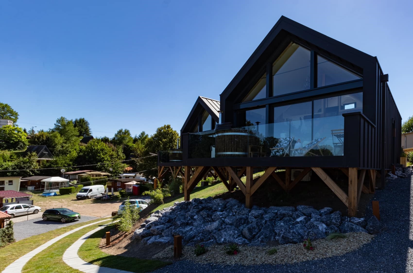 Hébergement haut de gamme au camping de Haspelschiedt BLE Lorraine