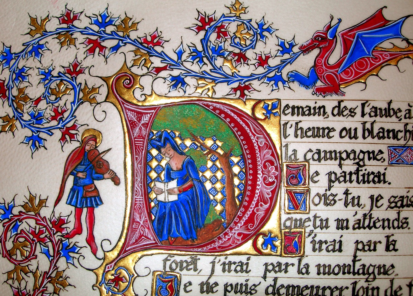 Lettrine et enluminures médiévales en Lorraine - BLE Lorraine