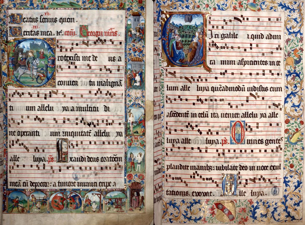 pages du Graduel de Saint-Dié