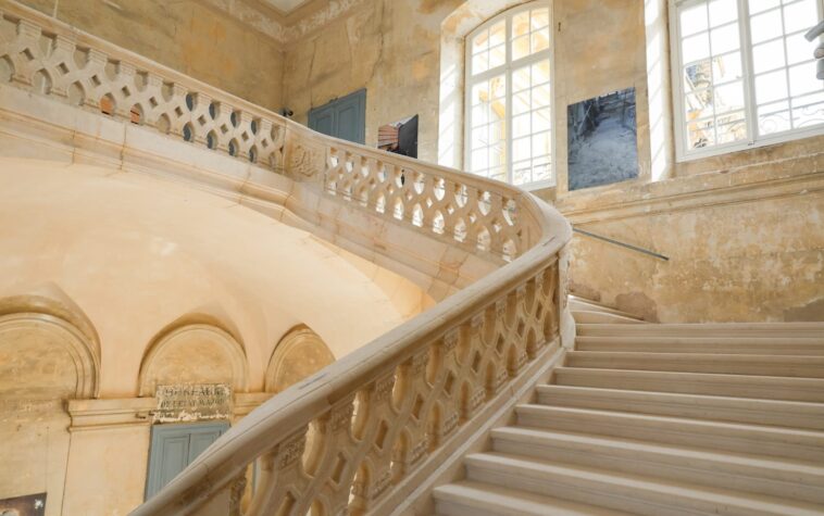 escalier Nord château de Lunéville