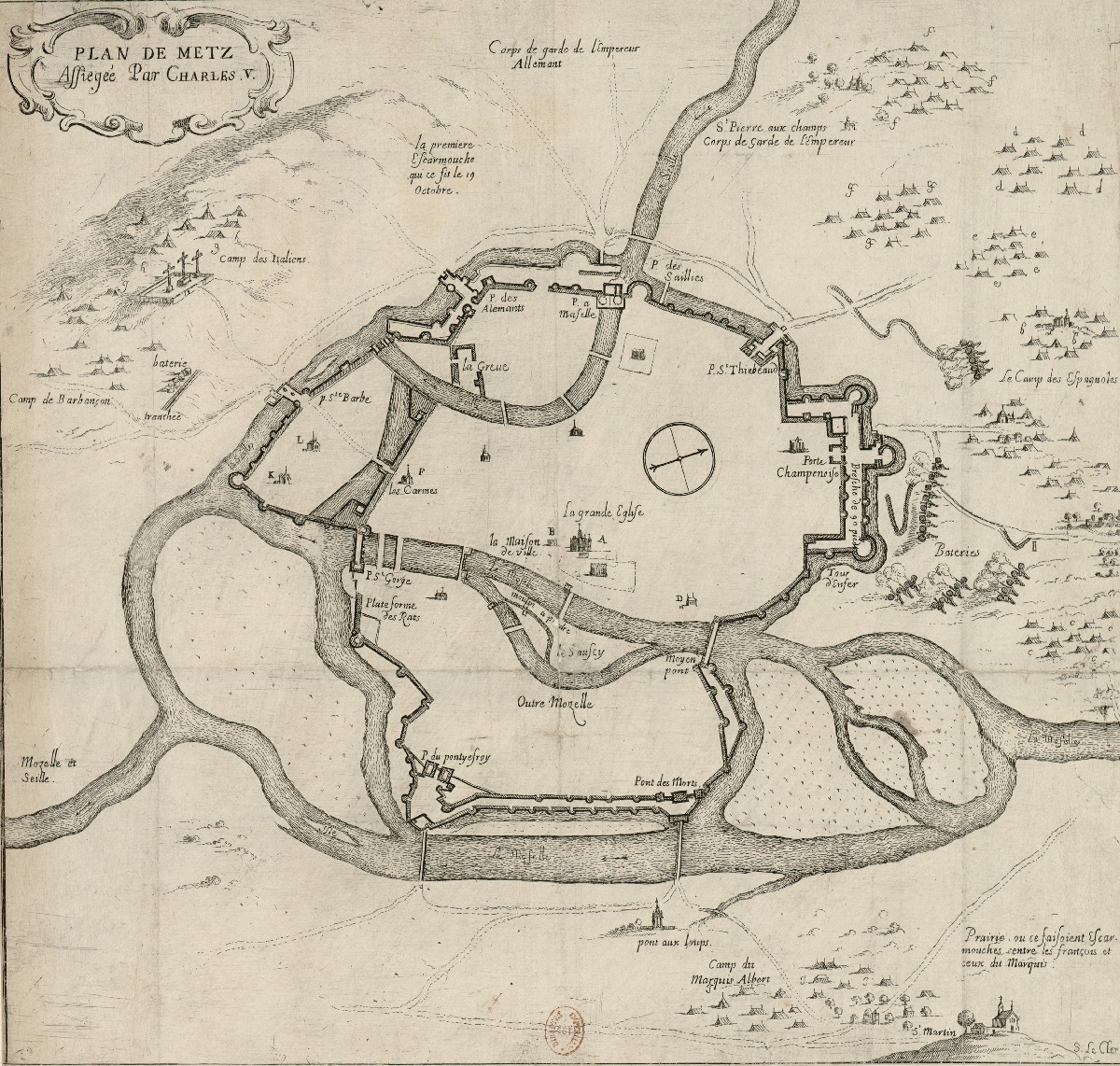 siège de Metz par Charles Quint