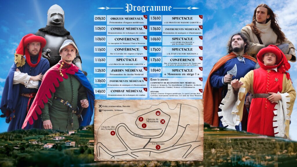 programme fête médiévale Mousson