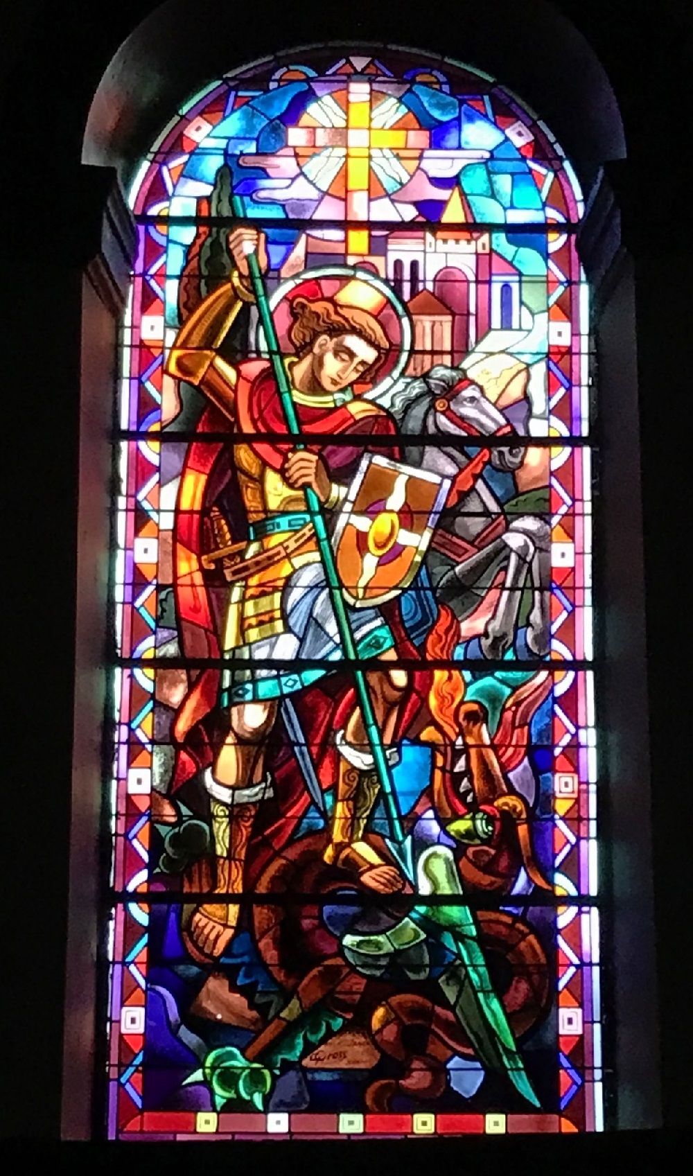 vitrail Saint-Georges