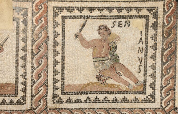 mosaïque du gladiateur