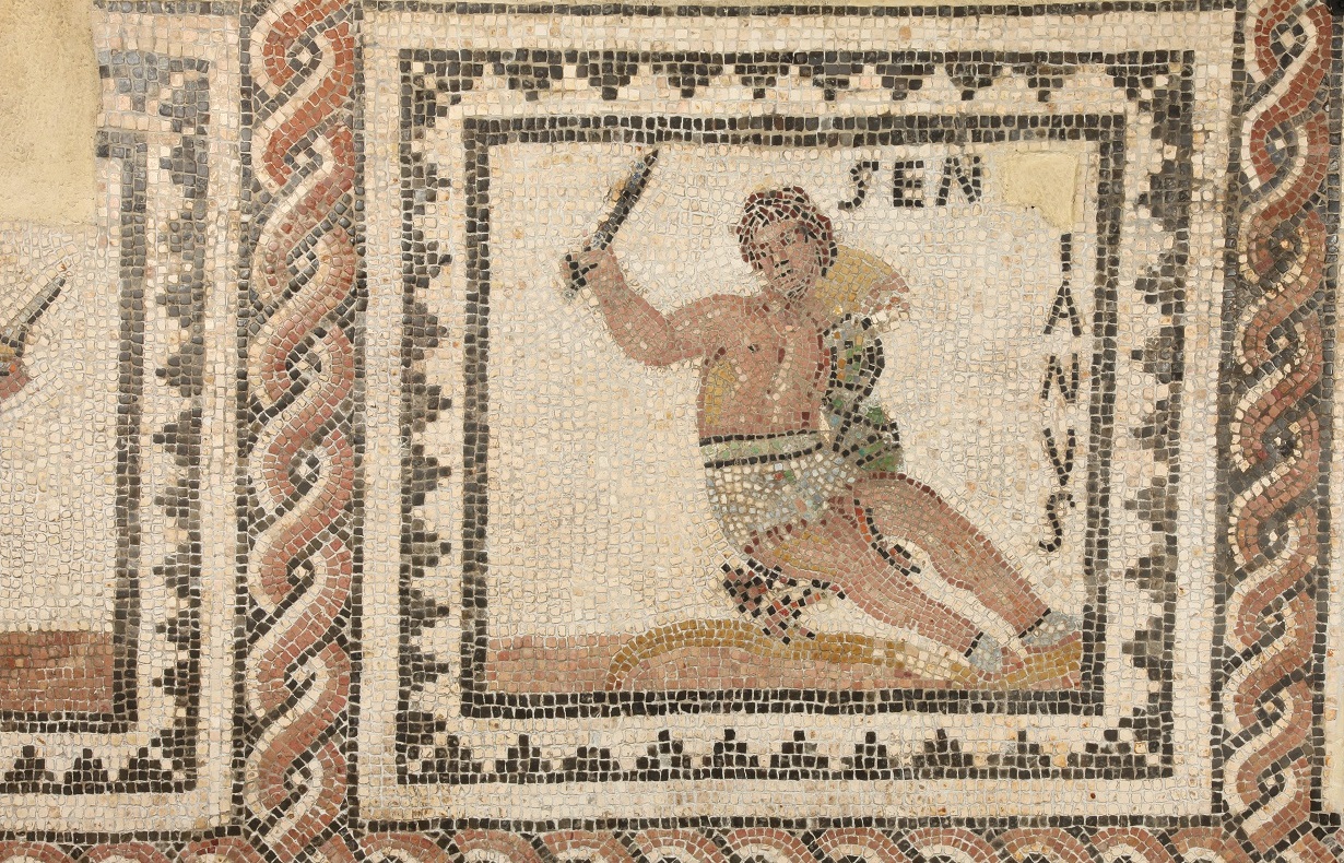 mosaïque du gladiateur