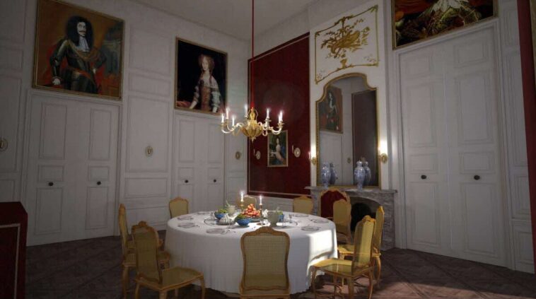 table Duchesse Eliabeth-Charlotte Lunéville