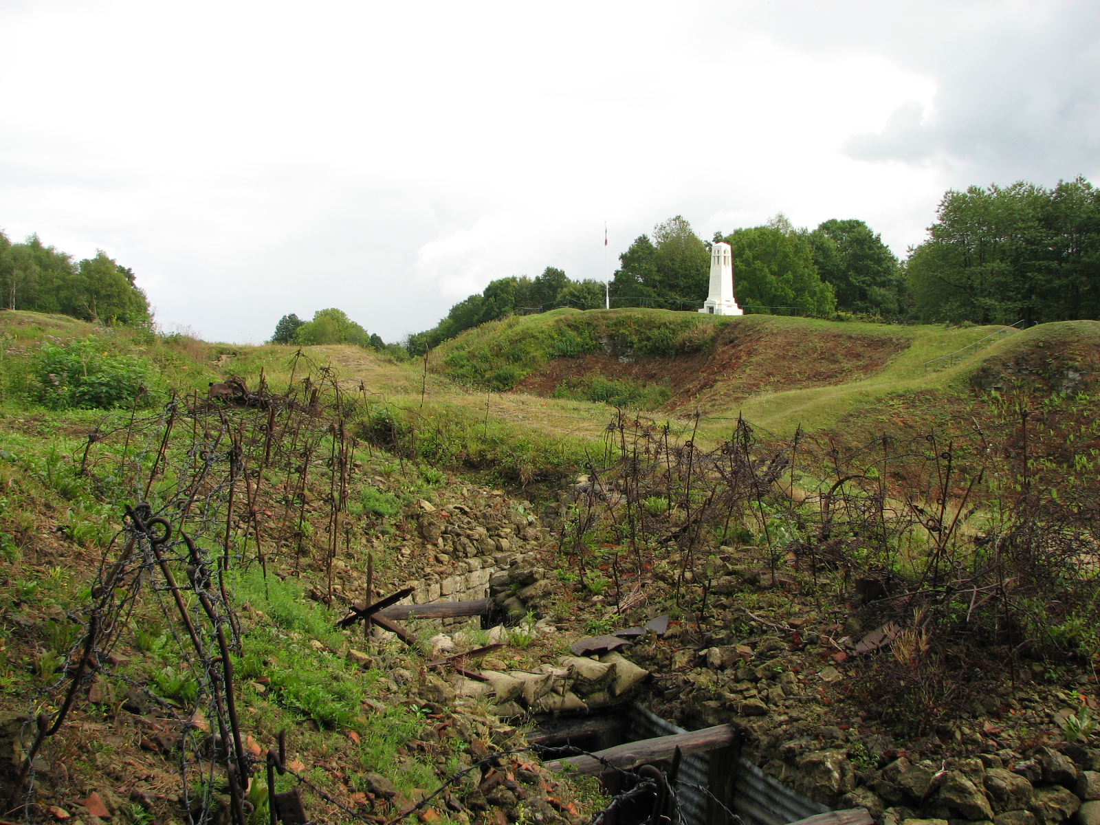 Butte Vauquois somment monument