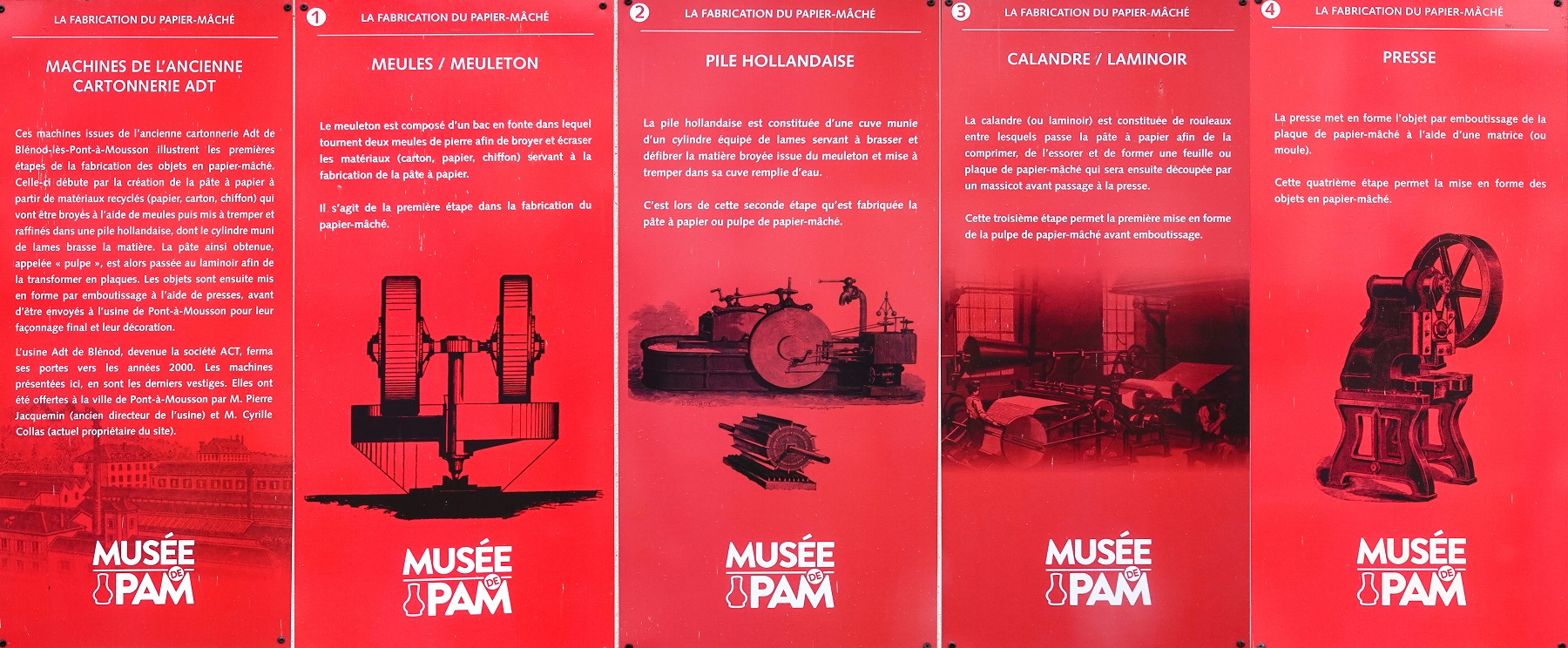 panneaux machines musée PAM