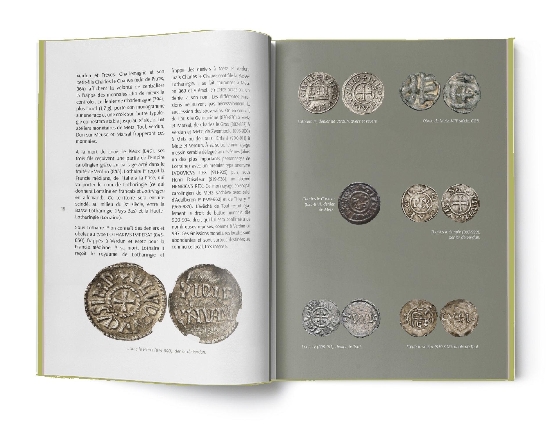 pages intérieures livre monnaies de Lorraine