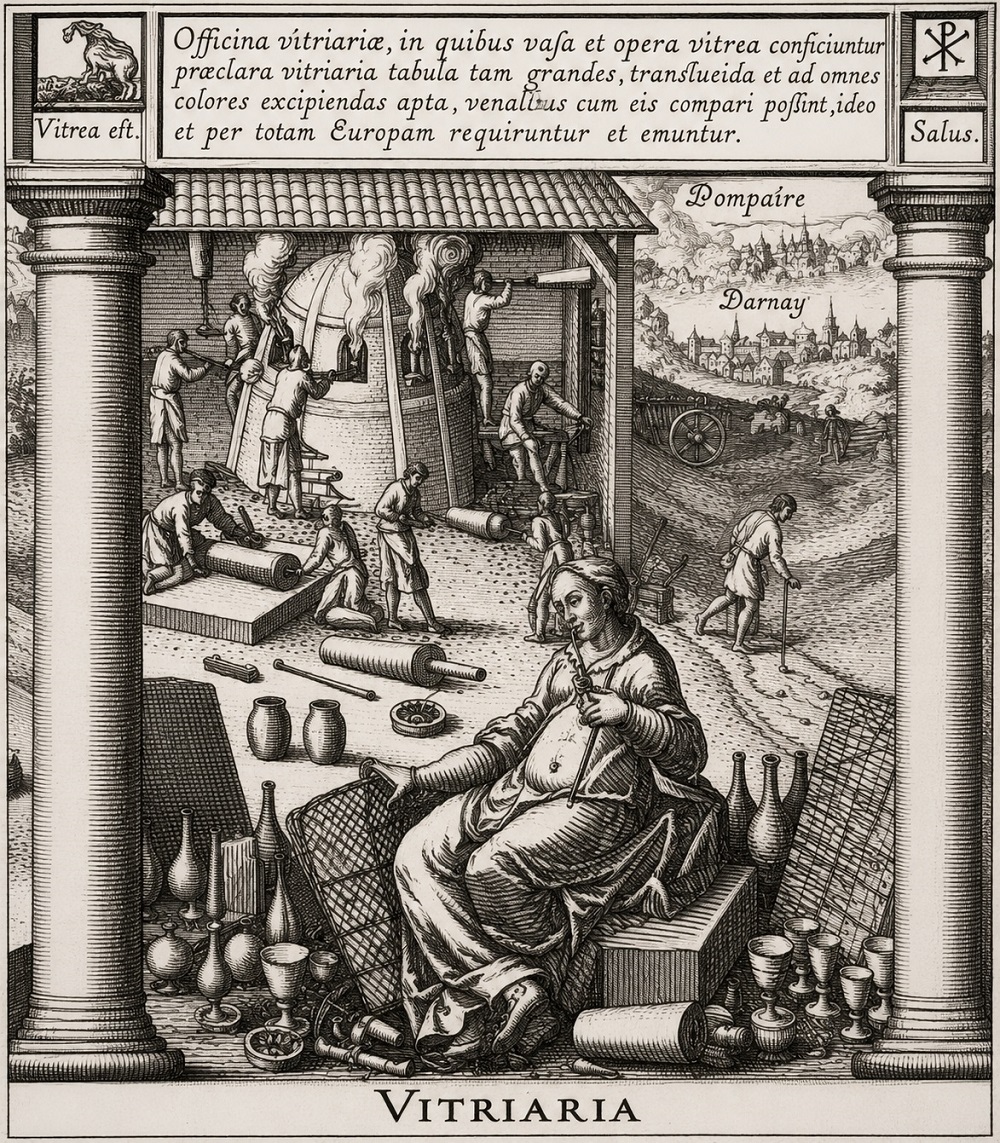 vignette industrie verre pompe funèbre Charles III