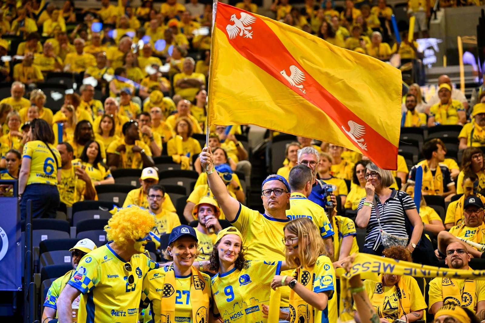 drapeau lorrain Metz Handball
