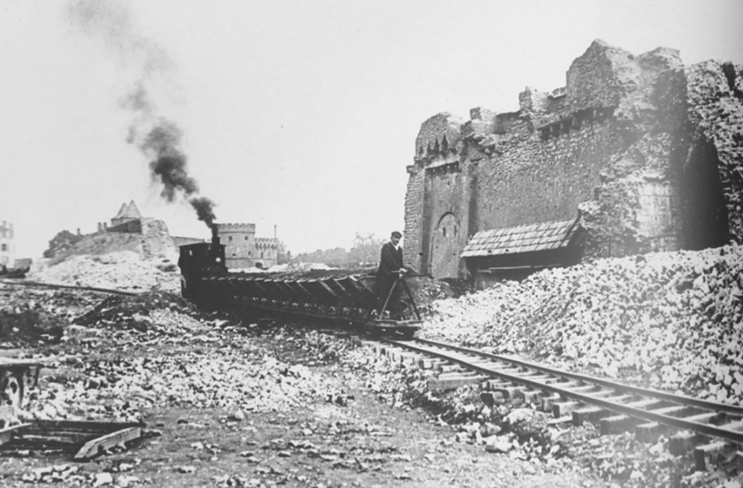 destruction des remparts