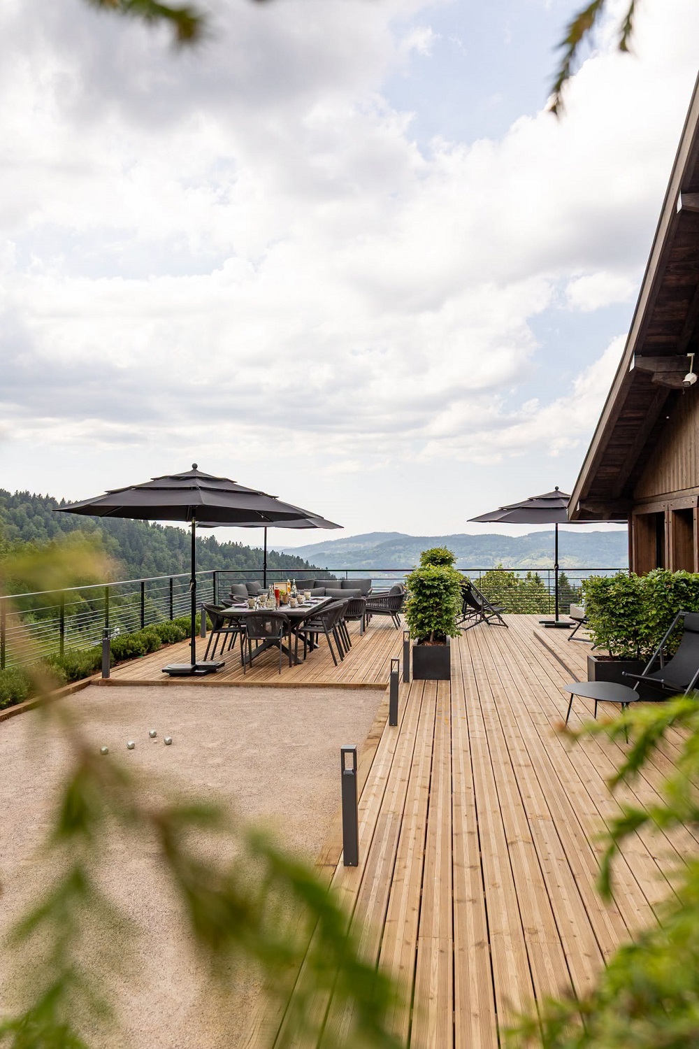 Ferme du Riant terrasse