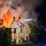 incendie château de la Favorite